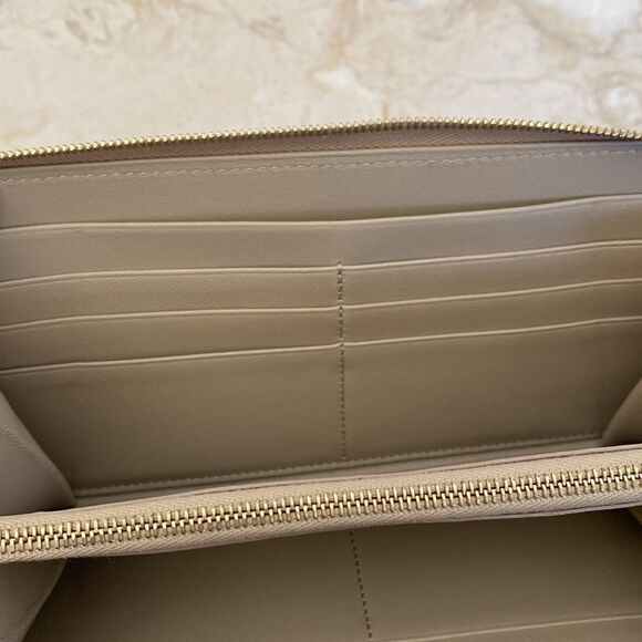 CELINE Bicolor Leather Zippy Zip Around Long Wallet - Picture 9 of 13